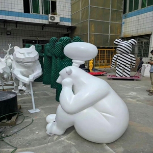 Scultura Gigante Personalizzata di Elefante Bianco Moderno con Tronco Dorato <span class=keywords><strong>e</strong></span> Decorazione a <span class=keywords><strong>Farfalla</strong></span> in Fibra di Vetro Resistente alle Intemperie per Esterni - Product Image 6