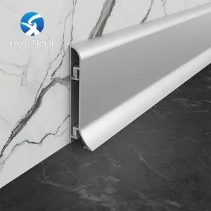 100mm 120mm 150mm aluminium self adhesive tile skirting board