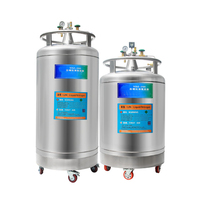 Récipients YDZ-300 d'azote liquide à col large avec supports Stockage stérile Dewar d'azote liquide