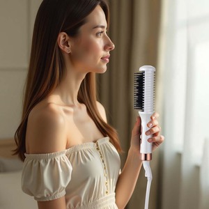 Plancha de pelo rotatoria Winningstar 360 con cepillo cerámico y calentamiento eléctrico PTC para peinar - Product Image 2