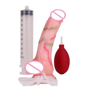 Water Squirting Simulation Penis Silicone Large Glans Dildo Ejaculation <b>Masturbator</b> Female Sex Toys - Product Image 2