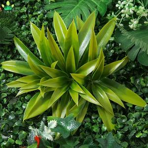 Mur végétal artificiel en plastique, herbe de Milan, panneau 3D, feuillage de fougère tropicale rustique, panneaux d'herbe, décoration murale <span class=keywords><strong>pour</strong></span> la maison, mariage, fête - Product Image 6