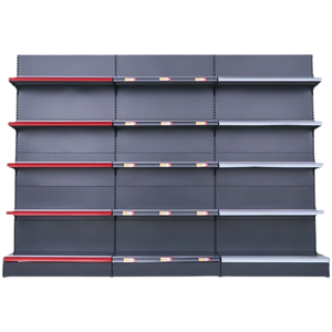 Estantería Góndola Ajustable de Una Cara para Supermercado, Estante de Exhibición Ligero para Tiendas Boutique, Acero Laminado en Frío, Fácil Instalación - Product Image 1