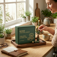 Suplemento Líquido de Hongo Reishi |   Extracto Natural de Ganoderma Lucidum para la Salud Inmunológica, Energía y Bienestar General