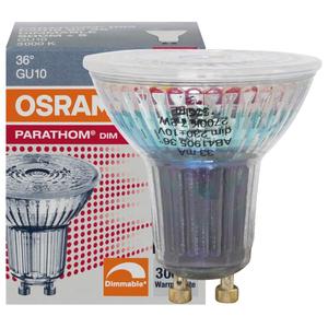 ไฟสปอตไลท์ LED, PAR16, พาราธอมสลัว, GU10, 8.3W (80W), 550 LM, 3000K, 36 ° (9019627310) - Product Image 1