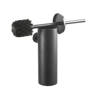 Brosse et support de toilettes autoportants à poils souples pour un nettoyage en profondeur, gain de place, rangement et organisation de la salle de bain - Product Image 2