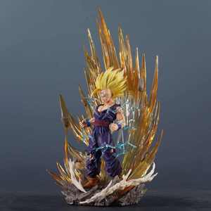 Figura Coleccionable de Anime Super Saiyan con Daños de Batalla, Estatua de <span class=keywords><strong>Resina</strong></span> PVC, Figura de Acción de <span class=keywords><strong>Gohan</strong></span> en Dos Colores, Escala 1:18, Regalo para Fans - Product Image 2