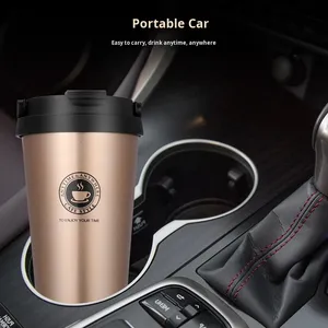 แก้วน้ำพกพาอเนกประสงค์สำหรับกาแฟและน้ำดื่ม  แบบ unisex  พร้อมโลโก้พิมพ์เพื่อการโฆษณา - Product Image 3