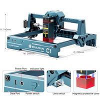 Graveur laser portable SCULPFUN Factory C1 6W, mini, ultra-précis, pour impression de logo sur bois et cuir
