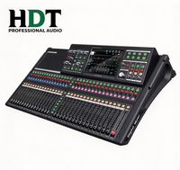 Console audio numérique professionnelle PT-32 32 canaux pour DJ, mixeur de son de scène, système audio, contrôleur de karaoké