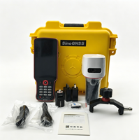 SinoGNSS Mercury Laser RTK Rover dan Base Super IMU 5.0 Laser Visual Stakeout Konstruksi Survei Topografi RTK