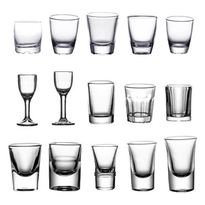 低送料低MOQ 1オンス/2オンスカスタムショットグラスロゴ付き厚底高品質ショットグラスカスタムロゴ - Product Image 3