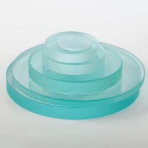 ईस्टर ग्लास आधुनिक 10 मिमी कम लोहा स्पष्ट फ्लोट टेम्पर्ड ग्लास गोल पॉलिश उच्च संचरण खिड़की शीट - Product Image 4