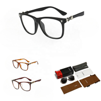 Lunettes de lecture anti-lumière bleue à monture large et solide avec diamants pour unisexe