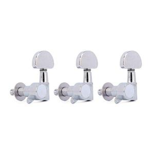 Chiavette Metalliche Classiche con Pomello Chiuso Finitura Cromata Senza Nichel per Chitarra Elettrica - Product Image 5