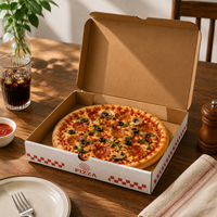Emballages alimentaires écologiques en carton ondulé imprimés sur mesure, contenants pour restaurants, contenants pour la restauration rapide, boîtes à pizza