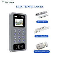 Lector de Códigos QR Dinámicos Thinmoo IP65 Ethernet 13.56MHz con Contraseña, Lector de Tarjetas NFC IC, Control de Acceso a Puertas con Código QR Dinámico Remoto por Aplicación