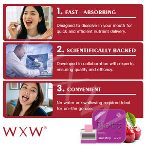 Film buccal biotique à prix d'usine, complément alimentaire naturel, soutien énergétique, bande de vitamines, film buccal biotique - Product Image 6