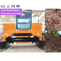 Tourneur de compost de type chenille, mélangeur de compost, machine à retourner le compost, tourneur de compost de type chenille pour fumier animal
