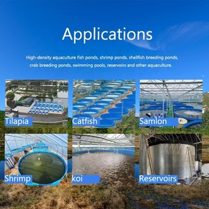 Bacs à poissons bon marché hors sol, aquaculture, grand bassin à poissons en bâche, réservoir d'élevage de poissons - Product Image 6