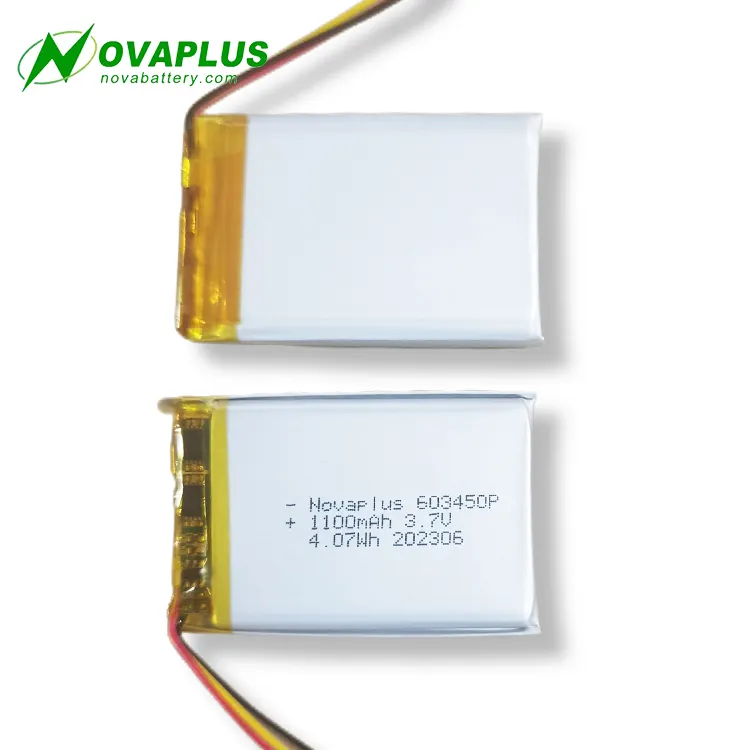 Lithium-ion Cell Manufacturer Wholesale Lithium-ion Battery UFX 603450 1100mAh 3.7V Lipo Battery