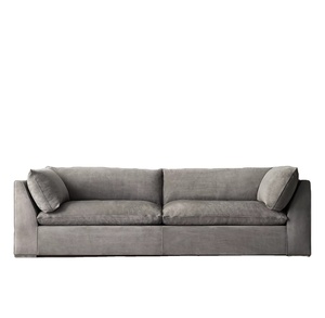 Venta al por Mayor, Nuevo Diseño Moderno Italiano, Juego de Muebles Modulares de Cuero Costera con Base de Roble para Sala de Estar, Diseños de Lujo - Product Image 1