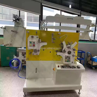 JR-1231 Machine d'impression flexo à grande vitesse 4 couleurs double face pour rouler les étiquettes d'entretien des vêtements