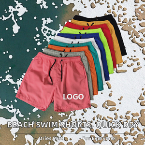 Shorts de bain en gros, shorts de plage d'été, 100% polyester, décontractés, taille respirante, séchage rapide, shorts de bain pour hommes avec poche - Product Image 3