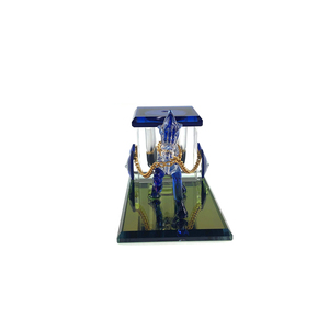 Colore classico carrozza di cristallo cavallo cristallo auto bottiglia di <span class=keywords><strong>profumo</strong></span> profumi cavallo di vetro e carrozza per la decorazione dell'auto - Product Image 4