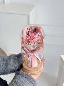 Rose Eterne di Lusso Fatte a Mano in Cupola di Vetro per Regali di San Valentino, Laurea e Pasqua - Vendita all'Ingrosso - Product Image 2