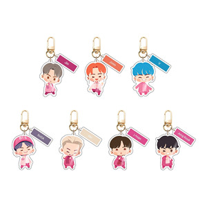 พวงกุญแจอะคริลิค KPOP ลายการ์ตูน JIN RM SUGA JIMIN V J-Hope JUNG KOOK  จี้ห้อยตกแต่ง ของสะสมแฟนคลับดารา แฟชั่น - Product Image 1