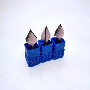 TUOKE Woodworking Cutter <strong>Tools</strong> <strong>CNC</strong> <strong>Router</strong> <strong>Bits</strong> Shank 8mm Cemented Carbide for Milling Cutter Wood 60 V groove <strong>Bit</strong> - Product Image 5