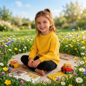 Pull en tricot à franges pour filles Frances Kids, personnalisable OEM & ODM, vêtements en maille à manches longues, pull en tricot moelleux - Product Image 6