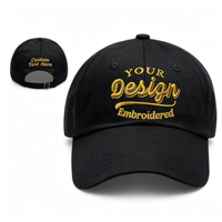 Casquette de baseball unisexe 6 panneaux en tissu Oxford, avec logo brodé 3D personnalisé, pour activités de plein air, fabriquée en usine