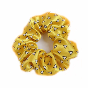 Accessori per la testa alla moda fascia elastica per ragazza scrunchies con stampa in raso per donna anime scrunchies corda per capelli anime - Product Image 3