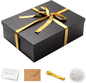 <b>Large</b> <b>Gift</b> <b>Boxes</b> for Presents with Magnetic Lid, Ribbon, produced by the source factory and can be customized as per demand - Product Image 1