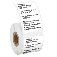 Convient aux étiquettes autocollantes thermosensibles et aux étiquettes logistiques rectangulaires imperméables, papier pour étiquettes thermiques