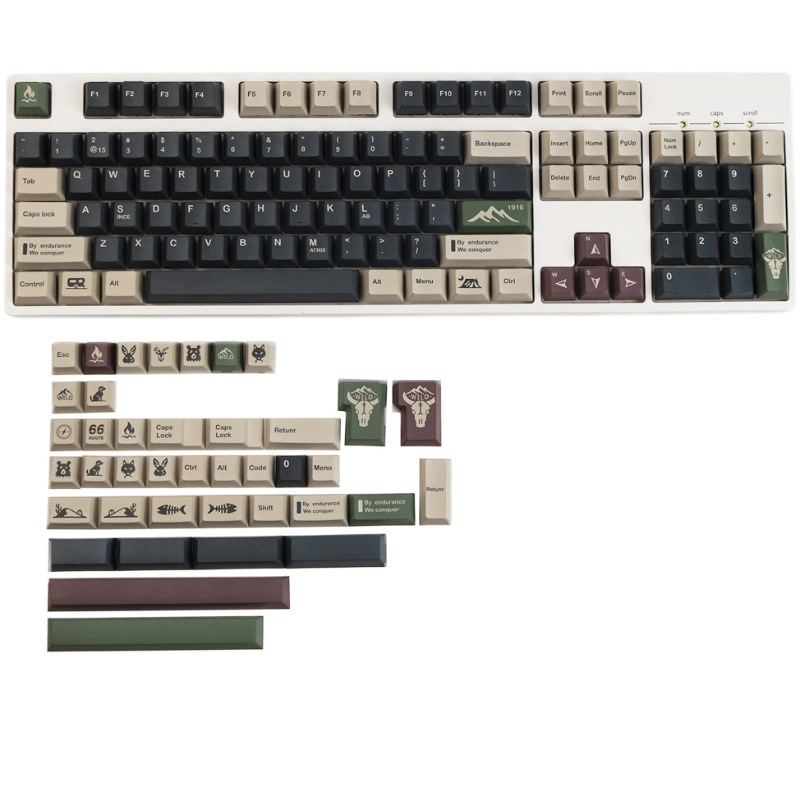 GMK Wild Keycap Set - Premium PBT Cherry Profile Gaming