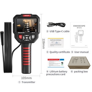 Cámara de inspección boroscópica flexible a prueba de agua IP67 con pantalla a color de 3.5 pulgadas y 1080P NF-615, gran éxito de ventas. - Product Image 5