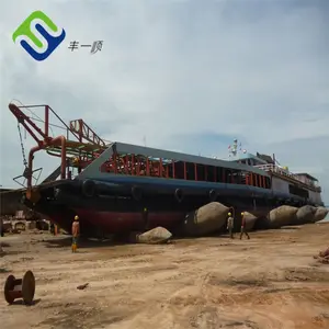 Gemi kaldırma silindiri balon gemi başlatılması hava yastıkları çin fabrika fiyat pnömatik kauçuk deniz hava yastığı
