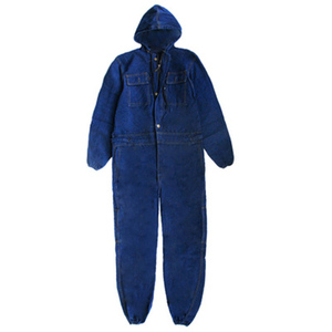 <span class=keywords><strong>Ropa</strong></span> de trabajo de mezclilla Overoles de reparación de automóviles de talla grande Monos soldados de manga larga a prueba de polvo con LOGO - Product Image 6