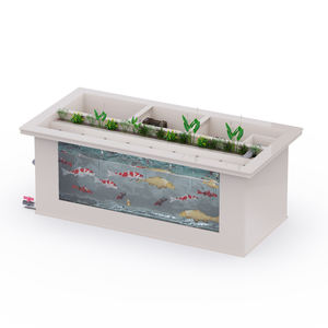 Indoor Ronde Aquarium Pp Plastic Tilapia Vijver Met Filter En Proteïne Skimmer Trommelfiltersysteem - Product Image 2
