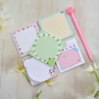 Personnage de dessin animé personnalisé coloré pratique impression mignon Style Sticky Note Calendar Original Notepad Memopad