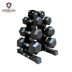 Haltères hexagonales en caoutchouc de haute qualité, 5kg 10kg 15kg 20kg 25kg 30kg 40kg, multicolore, noir 20kg - Product Image 1