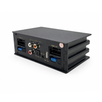 Amplificador de Audio para Auto Profesional DSP de 32 Bits, 4x50W RMS, 98dB SNR, Bluetooth, Entrada Óptica Coaxial USB, Reproductor de Audio sin Pérdidas APE FLAC WAV