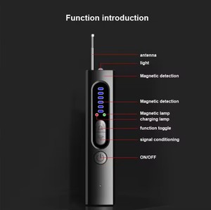 X13 alarma Personal profesional seguridad MICRÓFONO INALÁMBRICO Audio Bug GPS Finder Anti espía CÁMARA DE VELOCIDAD oculta Detector - Product Image 4
