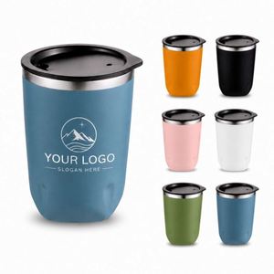 Vaso Térmico de Doble Pared de 300 ml con Tapa, Personalizable con Logotipo, Regalo Promocional, Taza de Viaje para Oficina y Hogar, Venta al Por Mayor - Product Image 1