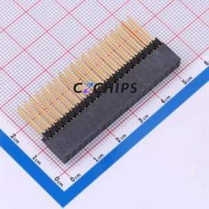 ESQ-120-14-G-D Pin Socket Through hole Component (THT),P=2.54mm Connector 2.54mm 2.54mm Square Hole Double Row - Product Image 1