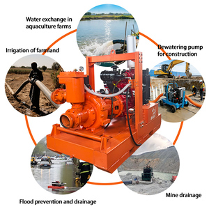 <span class=keywords><strong>Pompe</strong></span> centrifuge <span class=keywords><strong>à</strong></span> eau assistée par le <span class=keywords><strong>vide</strong></span> de 6 pouces, personnalisée, pour le contrôle des inondations et le drainage d'urgence - Product Image 4