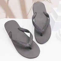Tongs d'été respirantes et confortables pour hommes, style Phantom, avec semelle extérieure en caoutchouc et doublure intérieure en jersey